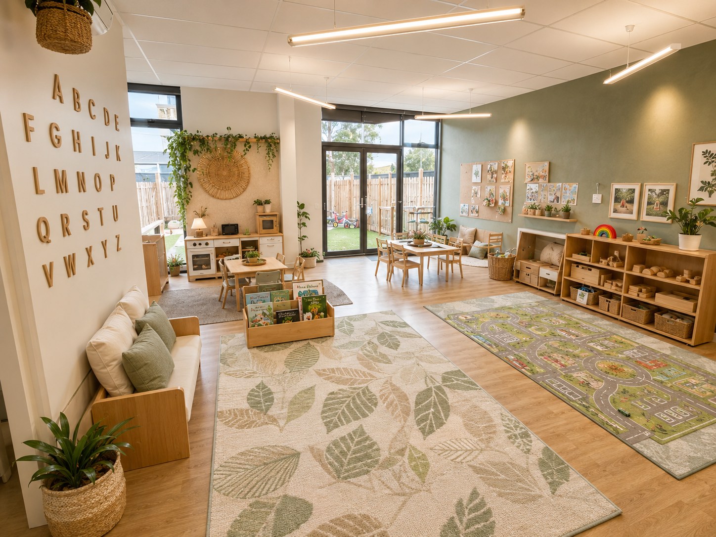 Indoor learning environment at EdenCubs