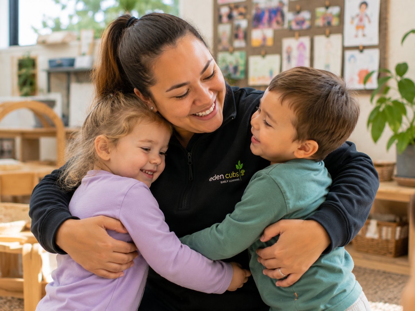Warm caring relationship between teacher and child